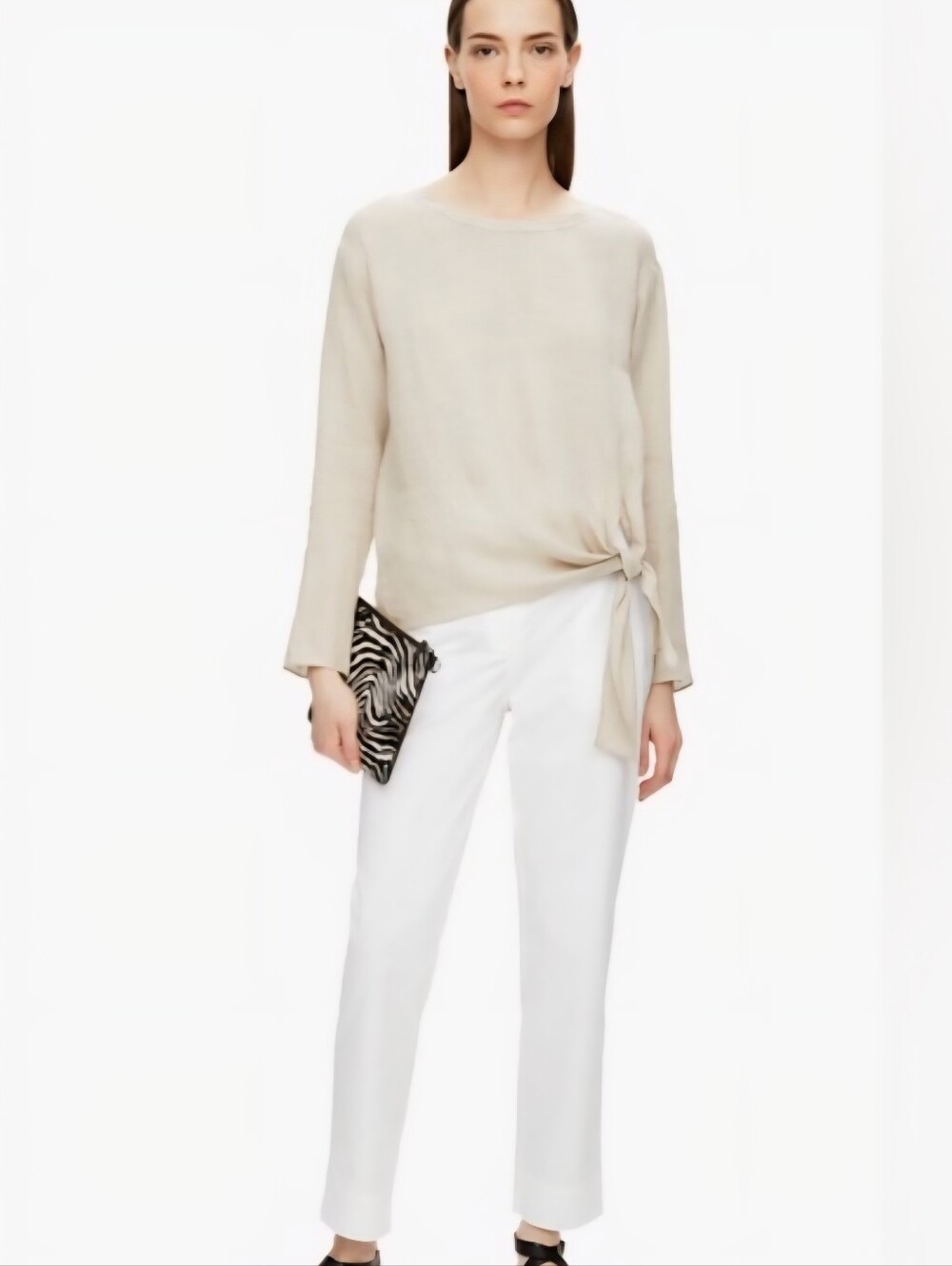 Theory | Fine Linen Top